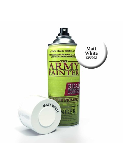 The Army Painter - Base Primer Matt White Undercoat Χρώμα Μοντελισμού (400ml)