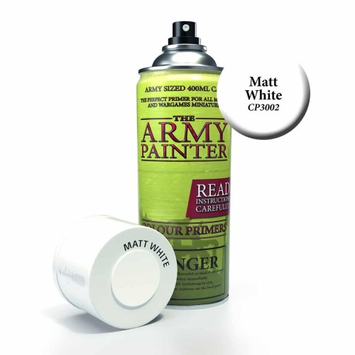 The Army Painter - Base Primer Matt White Undercoat Χρώμα Μοντελισμού (400ml)