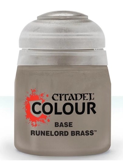 Citadel Base - Runelord Brass Χρώμα Μοντελισμού (12ml)