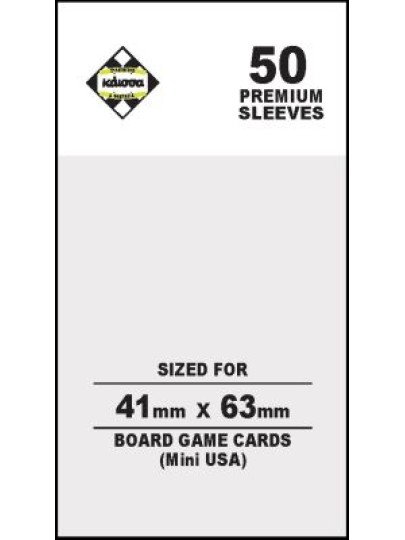 Premium Board Games Sleeves (50 Θήκες) Mini USA 41x63mm