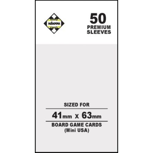 Premium Board Games Sleeves (50 Θήκες) Mini USA 41x63mm