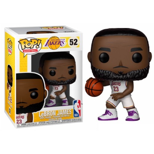 Funko POP! NBA LAkers - LeBron James in White Uniform #52 Figure