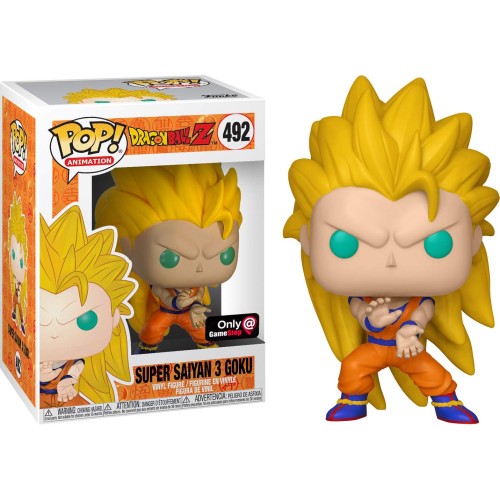 Φιγούρα Funko POP! Dragon Ball Z - Super Saiyan 3 Goku #492 (GameStop Exclusive)