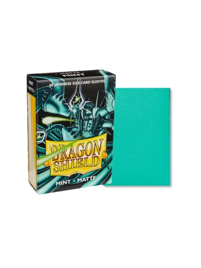 Dragon Shield Sleeves Japanese Small Size - Matte Mint (60 Sleeves)