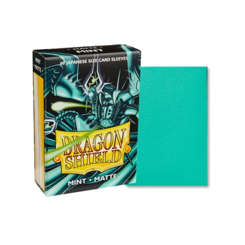 Dragon Shield Sleeves Japanese Small Size - Matte Mint (60 Sleeves)