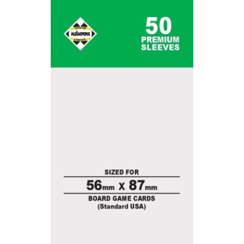 Premium Board Games Sleeves (50 Θήκες) Standard USA 56x87mm