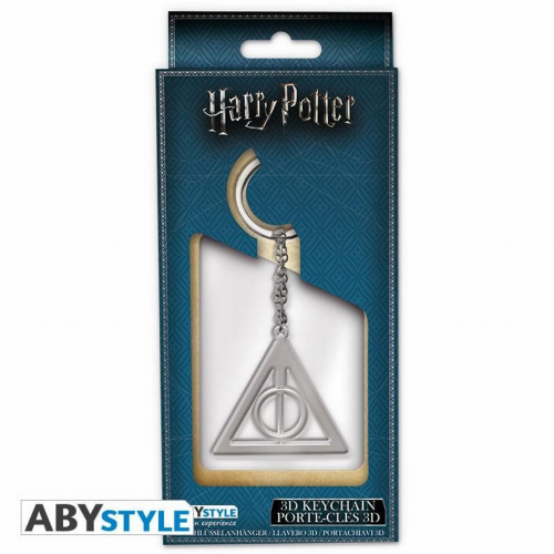 Μπρελόκ Harry Potter - Deathly Hallows 3D Metal Keychain