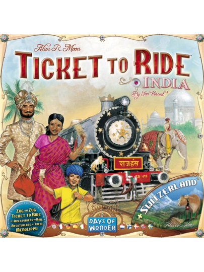 Ticket To Ride: India & Switzerland (Expansion)