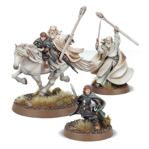 Middle-Earth Strategy Battle Game - Gandalf the White and Peregrin Took