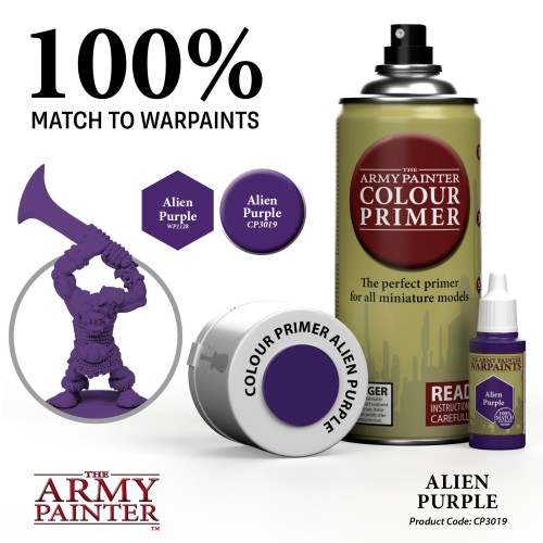 The Army Painter - Colour Primer Alien Purple Χρώμα Μοντελισμού (400ml)