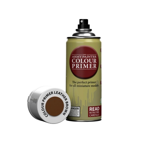 The Army Painter - Colour Primer Leather Brown Χρώμα Μοντελισμού (400ml)