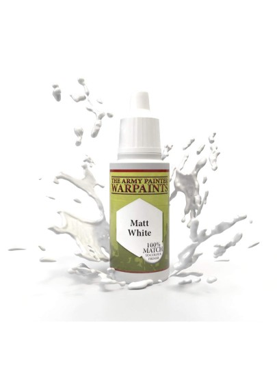 The Army Painter - Matt White Χρώμα Μοντελισμού (18ml)