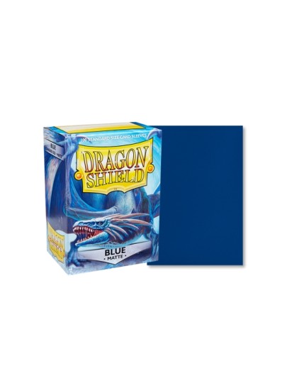 Dragon Shield Sleeves Standard Size - Matte Blue (100 Sleeves)