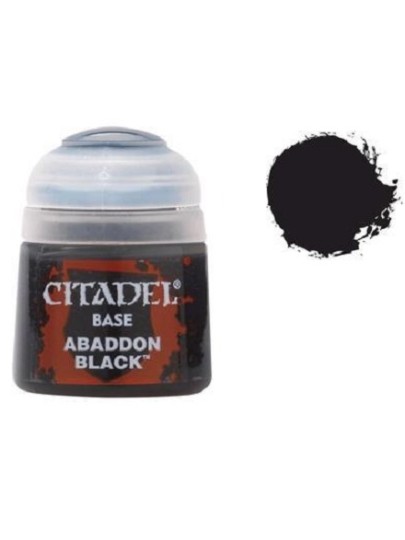 Citadel Base - Abaddon Black Χρώμα Μοντελισμού (12ml)