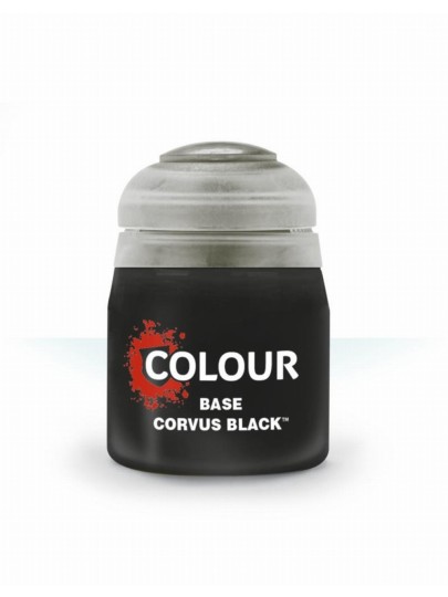 Citadel Base - Corvus Black Χρώμα Μοντελισμού (12ml)