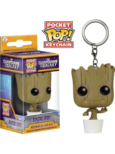 Funko Pocket POP! Μπρελόκ Guardians Of The Galaxy - Dancing Groot Φιγούρα