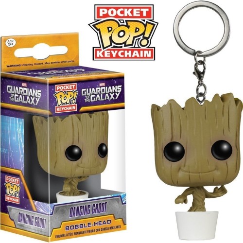 Funko Pocket POP! Μπρελόκ Guardians Of The Galaxy - Dancing Groot Φιγούρα