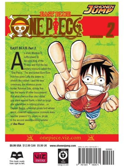 Τόμος Manga One Piece Vol. 02 (New Printing)