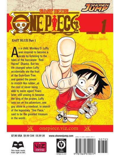 Τόμος Manga One Piece Vol. 01 (New Printing)