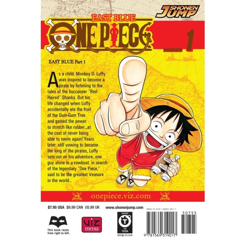 Τόμος Manga One Piece Vol. 01 (New Printing)