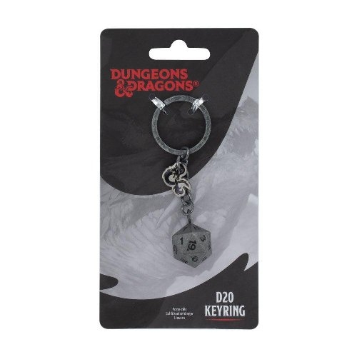 Μπρελόκ Dungeons & Dragons - Dice 3D Metal Keychain