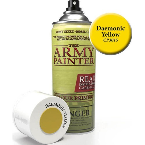 The Army Painter - Base Primer Demonic Yellow Χρώμα Μοντελισμού (400ml)