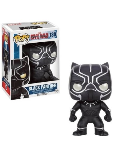 Funko POP! Captain America 3: Civil War - Black Panther #130 Bobble-Head