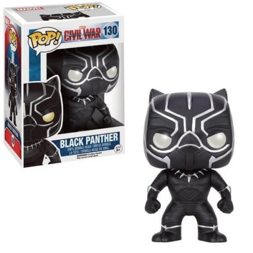 Funko POP! Captain America 3: Civil War - Black Panther #130 Bobble-Head