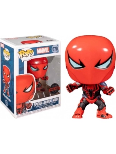 Funko POP! Marvel - Spider-Armor MK3 #670 Bobble-Head (Exclusive)