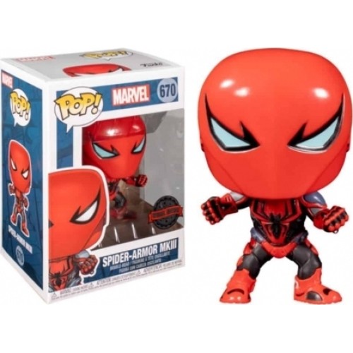 Funko POP! Marvel - Spider-Armor MK3 #670 Bobble-Head (Exclusive)