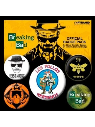 Breaking Bad - Los Pollos Hermanos Pin Badges 5-Pack