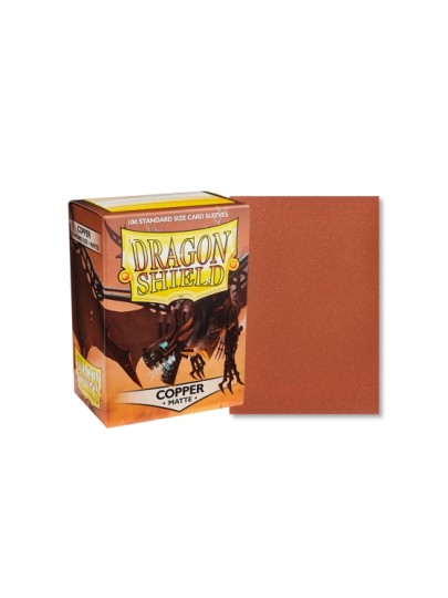 Dragon Shield Sleeves Standard Size - Copper Matte (100 Sleeves)