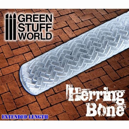 Green Stuff World - Herringbone Rolling Pin