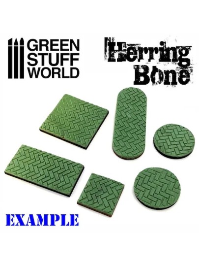 Green Stuff World - Herringbone Rolling Pin