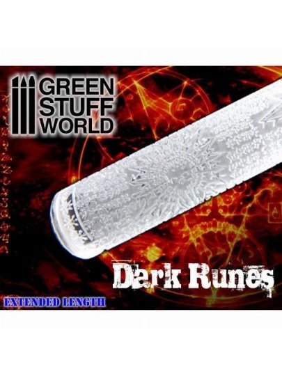 Green Stuff World - Dark Runes Rolling Pin