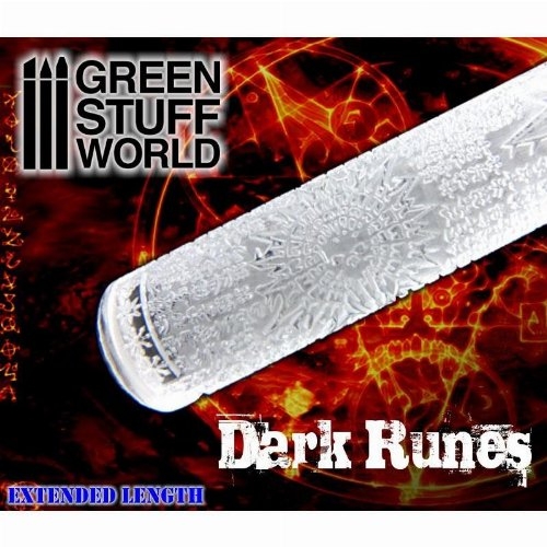 Green Stuff World - Dark Runes Rolling Pin