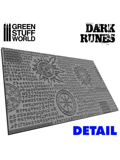 Green Stuff World - Dark Runes Rolling Pin