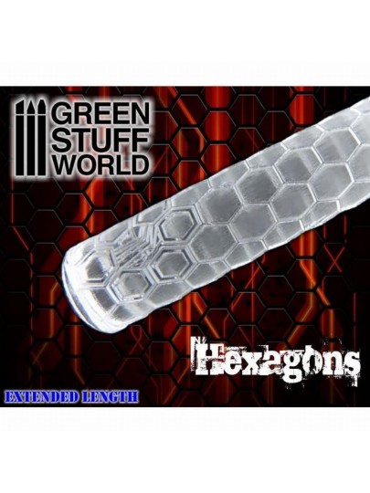 Green Stuff World - Hexagons Rolling Pin
