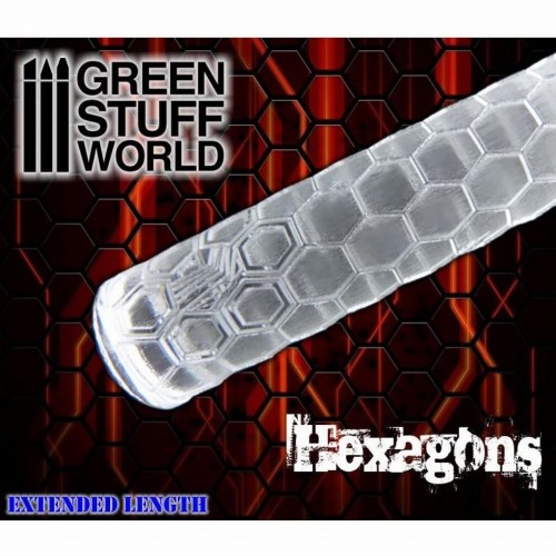 Green Stuff World - Hexagons Rolling Pin