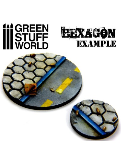 Green Stuff World - Hexagons Rolling Pin