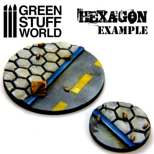 Green Stuff World - Hexagons Rolling Pin