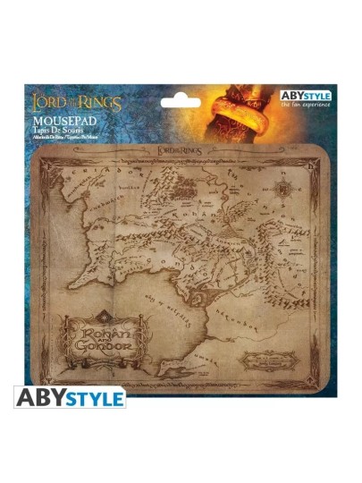 Lord of the Rings - Rohan & Gondor Map Flexible Mousepad