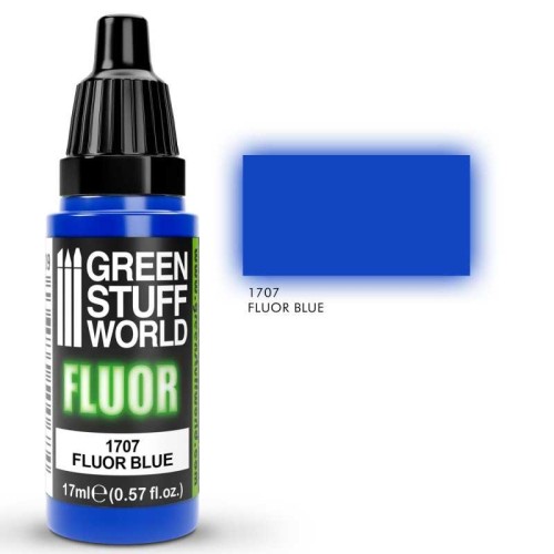 Green Stuff World Fluor Paint - Blue Χρώμα Μοντελισμού (17ml)