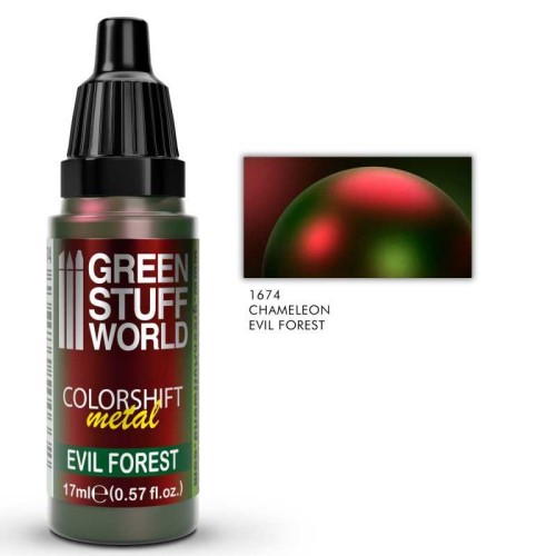 Green Stuff World Chameleon Paint - Evil Forest Χρώμα Μοντελισμού (17ml)