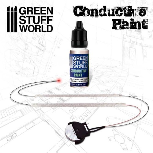 Green Stuff World - Conductive Paint Χρώμα Μοντελισμού (15ml)