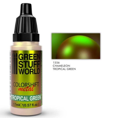 Green Stuff World Chameleon Paint - Tropical Green Χρώμα Μοντελισμού (17ml)