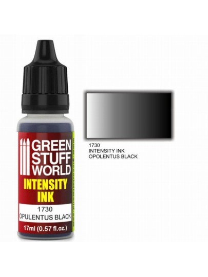 Green Stuff World Intensity Ink - Opulentus Black Χρώμα Μοντελισμού (17ml)