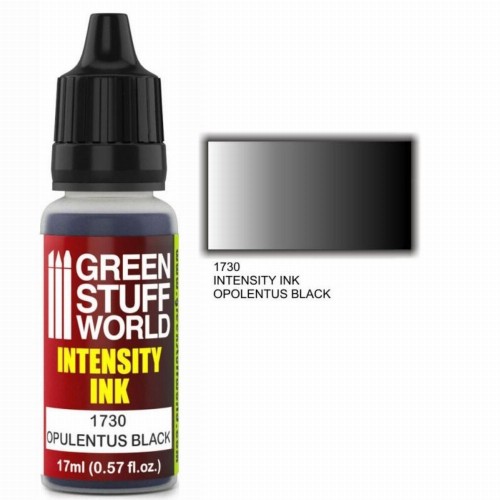 Green Stuff World Intensity Ink - Opulentus Black Χρώμα Μοντελισμού (17ml)