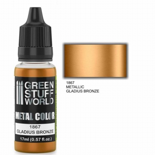 Green Stuff World Metallic Paint - Gladius Bronze Χρώμα Μοντελισμού (17ml)