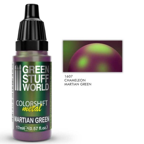 Green Stuff World Chameleon Paint - Martian Green Χρώμα Μοντελισμού (17ml)